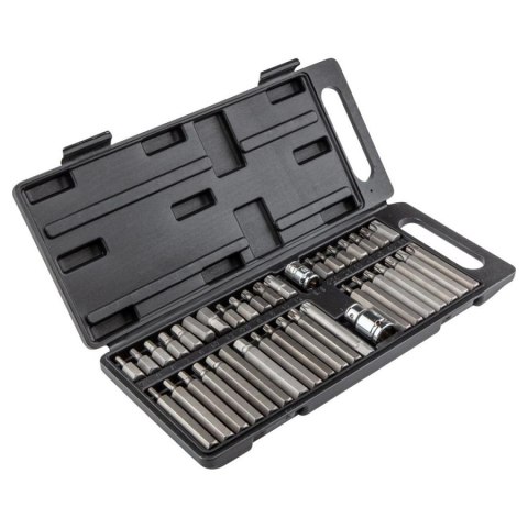 KOMPLET KOŃCÓWEK SPLINE TORX HEX BIT-40 KOMPLET KOŃCÓWEK SPLINE TORX HEX BIT-40