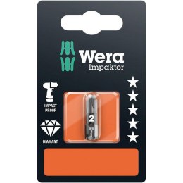 BIT IMPAKTOR, NA BLISTRZ 855/1 IMP DC PZ2*25MM WERA