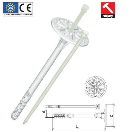 KOŁEK DO IZOLACJI TRZPIEŃ Z TWORZYWA 10*70MM UN KOŁEK DO IZOLACJI TRZPIEŃ Z TWORZYWA 10*70MM UN