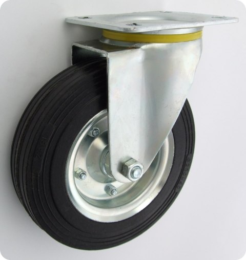 KOŁO METAL-GUMA 200MM SKRĘT WZMACNIANE 62NW UN KOŁO METAL-GUMA 200MM SKRĘT WZMACNIANE 62NW UN