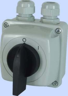 ŁĄCZNIK KRZYWKOWY 0-1 3P IP44 ŁUK E25-13 W OBUDOWIE ELEKTROMET