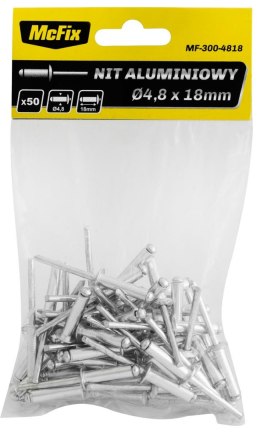 NITY ALUMINIOWE OP-50SZT 4.8*18MM MC FIX