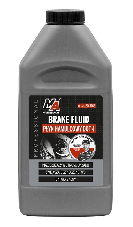 PŁYN HAMULCOWY DOT 4 - 485 G MA PROFESSIONAL PŁYN HAMULCOWY DOT 4 - 485 G MA PROFESSIONAL