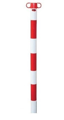 SŁUPEK OSTRZEGAWCZY ROAD-POST-WC BIAŁO-CZERWONY UN