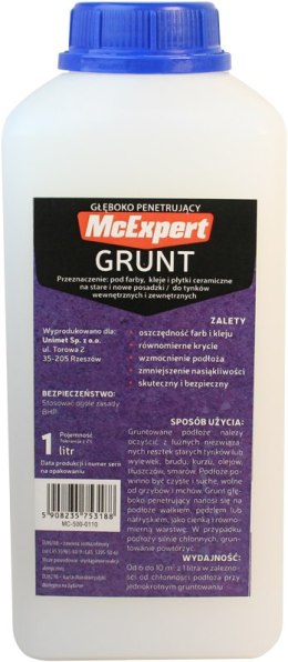 GRUNT GŁĘBOKOPENETRUJĄCY 1L MC EXPERT