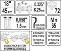 ŁAŃCUCH TNĄCY DO PILARKI 18'' .325 1.5MM 72Z YATO