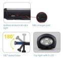 LATARKA 3W + 5 LED LAMPA WARSZTATOWA AKUMULATOROWA KING TONY