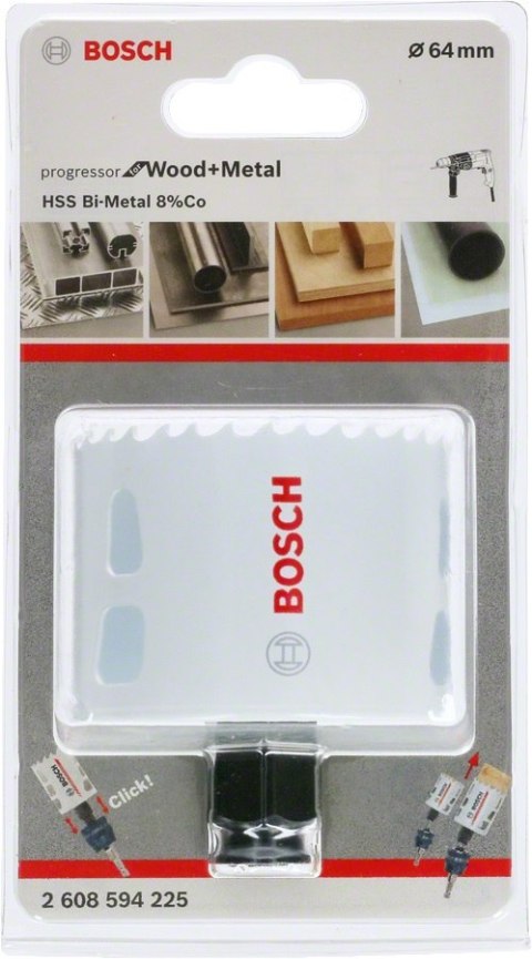 PIŁA OTWORNICA PROGRESSOR F/W&M 64MM BOSCH PIŁA OTWORNICA PROGRESSOR F/W&M 64MM BOSCH