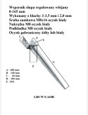 PODSTAWA SŁUPA WBIJANA REGULOWANA 0-165*700 MM UN