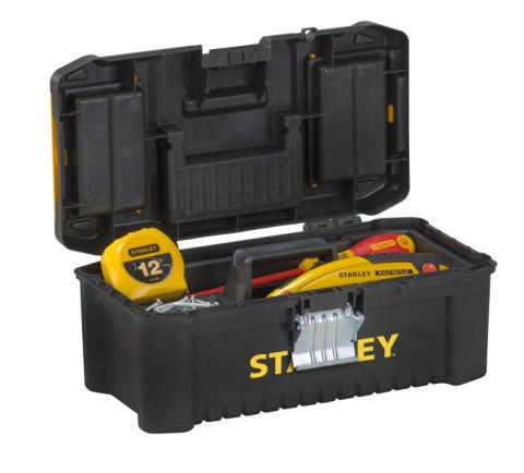 SKRZYNKA NARZĘDZIOWA ESSENTIAL ZATRZASKI METALOWE 12,5 STANLEY SKRZYNKA NARZĘDZIOWA ESSENTIAL ZATRZASKI METALOWE 12,5 STANLEY