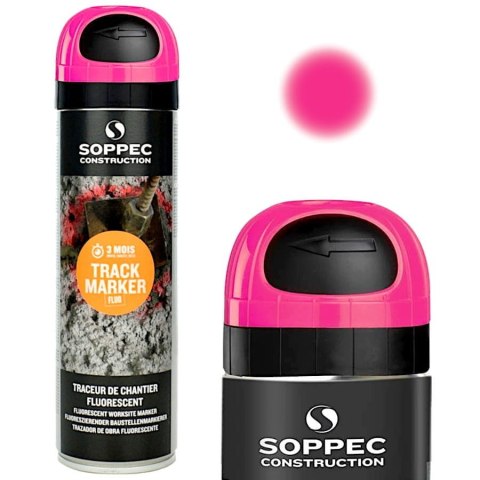 SOPPEC SPRAY GEODEZYJNY TRACK MARKER RÓŻOWY 500ML SOPPEC SOPPEC SPRAY GEODEZYJNY TRACK MARKER RÓŻOWY 500ML SOPPEC