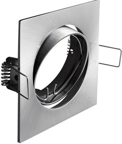 SUFITOWA OPRAWA PUNKTOWA PORTO-K IP20 KWADRAT INOX Z REG GTV SUFITOWA OPRAWA PUNKTOWA PORTO-K IP20 KWADRAT INOX Z REG GTV