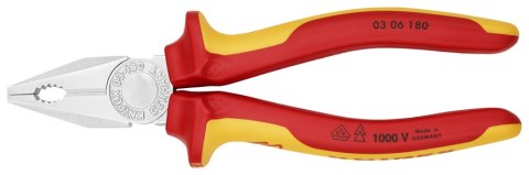 SZCZYPCE UNIWERSALNE IZOLOWANE VDE 180MM KNIPEX SZCZYPCE UNIWERSALNE IZOLOWANE VDE 180MM KNIPEX