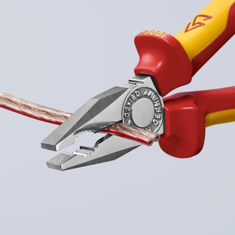 SZCZYPCE UNIWERSALNE IZOLOWANE VDE 180MM KNIPEX SZCZYPCE UNIWERSALNE IZOLOWANE VDE 180MM KNIPEX