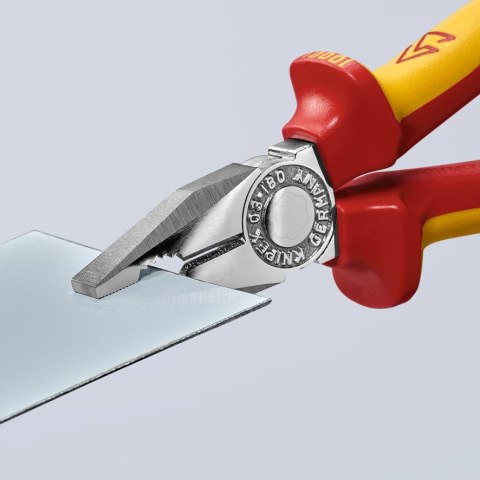 SZCZYPCE UNIWERSALNE IZOLOWANE VDE 180MM KNIPEX SZCZYPCE UNIWERSALNE IZOLOWANE VDE 180MM KNIPEX
