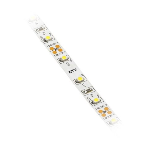 TAŚMA FLASH 3528 300LED BIAŁY CIEPŁY 24W IP20 8MM 5M 12V GTV TAŚMA FLASH 3528 300LED BIAŁY CIEPŁY 24W IP20 8MM 5M 12V GTV