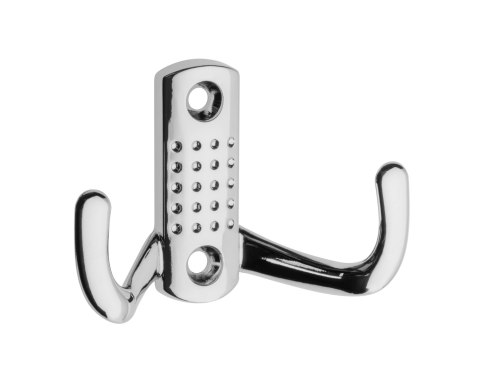 WIESZAK ODLEWANY W KOLORZE CHROM 2 ŚREDNI K2342B UN WIESZAK ODLEWANY W KOLORZE CHROM 2 ŚREDNI K2342B UN
