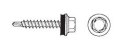 WKRĘT SAMOWIERTNY 4.8*70MM RAL 9006 UN