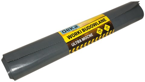 WORKI BUDOWLANE ULTRA MOCNE 240L A10 CZARNE DEKA WORKI BUDOWLANE ULTRA MOCNE 240L A10 CZARNE DEKA