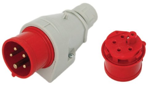 WTYKA IZOLACYJNA STAŁA 32A 400V 3P+Z IP44 TAREL WTYKA IZOLACYJNA STAŁA 32A 400V 3P+Z IP44 TAREL