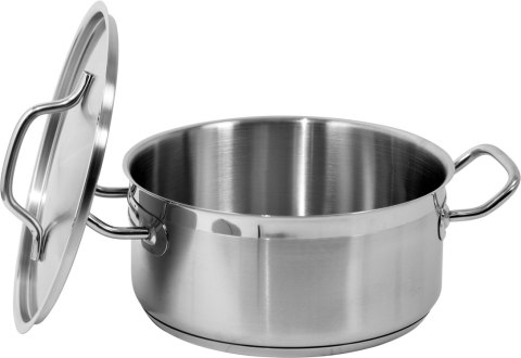 GARNEK NISKI Z POKRYWKĄ ZE STALI NIERDZEWNEJ 24*11CM 5L YATO GASTRO GARNEK NISKI Z POKRYWKĄ ZE STALI NIERDZEWNEJ 24*11CM 5L YATO GASTRO