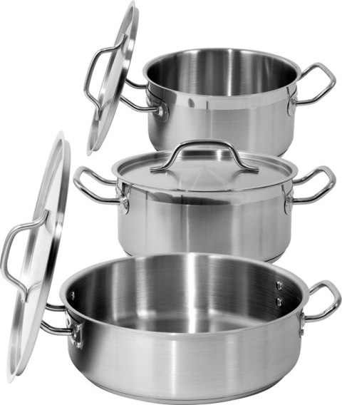 GARNEK NISKI Z POKRYWKĄ ZE STALI NIERDZEWNEJ 24*11CM 5L YATO GASTRO GARNEK NISKI Z POKRYWKĄ ZE STALI NIERDZEWNEJ 24*11CM 5L YATO GASTRO