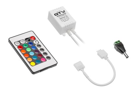 KONTROLER LED RGB MINI 12V DC IP20 MAX 72W GTV KONTROLER LED RGB MINI 12V DC IP20 MAX 72W GTV