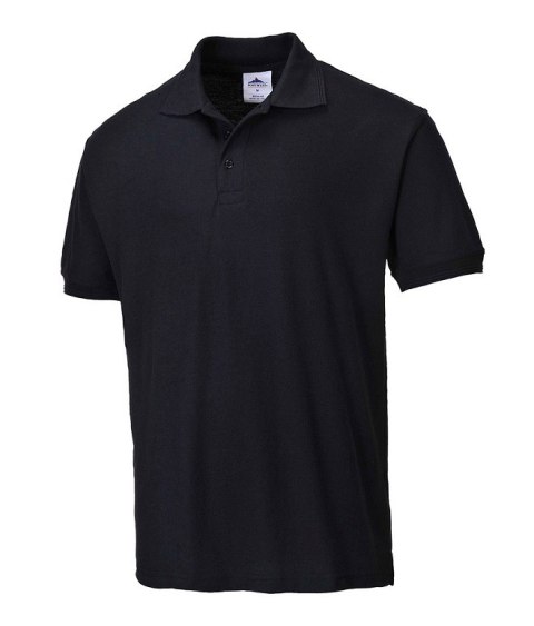 KOSZULKA POLO NAPLES, B210 CZARNA ROZMIAR XXL PORTWEST