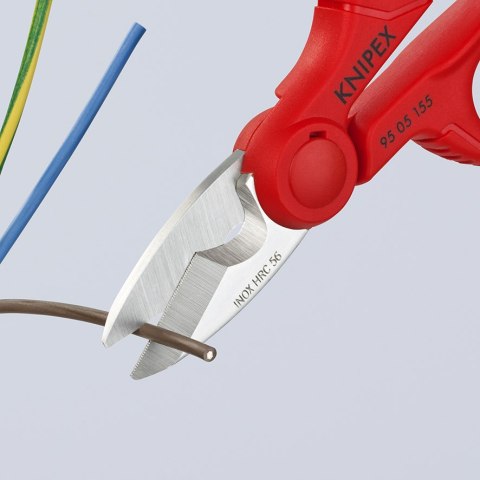 NOŻYCZKI UNIWERSALNE DLA ELEKTRYKÓW 155MM KNIPEX NOŻYCZKI UNIWERSALNE DLA ELEKTRYKÓW 155MM KNIPEX