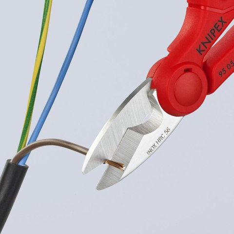 NOŻYCZKI UNIWERSALNE DLA ELEKTRYKÓW 155MM KNIPEX NOŻYCZKI UNIWERSALNE DLA ELEKTRYKÓW 155MM KNIPEX