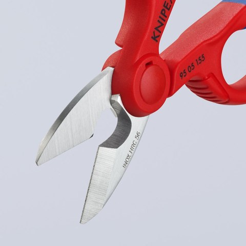 NOŻYCZKI UNIWERSALNE DLA ELEKTRYKÓW 155MM KNIPEX NOŻYCZKI UNIWERSALNE DLA ELEKTRYKÓW 155MM KNIPEX