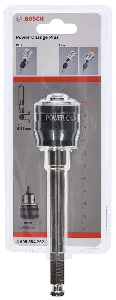 PRZEDŁUŻKA 150MM /6' Z TRZPIENIEM PC PLUS 7/16' 11MM BOSCH PRZEDŁUŻKA 150MM /6' Z TRZPIENIEM PC PLUS 7/16' 11MM BOSCH