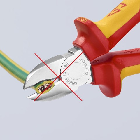 SZCZYPCE BOCZNE TNĄCE 180MM KNIPEX SZCZYPCE BOCZNE TNĄCE 180MM KNIPEX