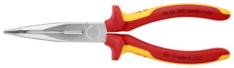 SZCZYPCE IZOLOWANE WYDŁUŻONE WYGIĘTE TNĄCE PÓŁOKRĄGŁE 200MM KNIPEX SZCZYPCE IZOLOWANE WYDŁUŻONE WYGIĘTE TNĄCE PÓŁOKRĄGŁE 200MM KNIPEX