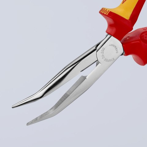 SZCZYPCE IZOLOWANE WYDŁUŻONE WYGIĘTE TNĄCE PÓŁOKRĄGŁE 200MM KNIPEX SZCZYPCE IZOLOWANE WYDŁUŻONE WYGIĘTE TNĄCE PÓŁOKRĄGŁE 200MM KNIPEX