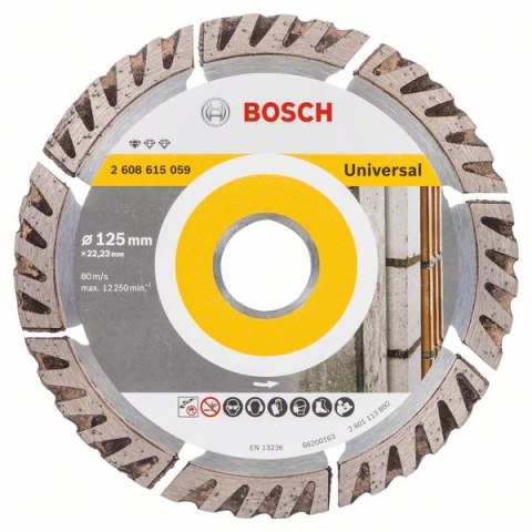 TARCZA DIAMENTOWA BUDOWLANA S4U 125MM BOSCH TARCZA DIAMENTOWA BUDOWLANA S4U 125MM BOSCH