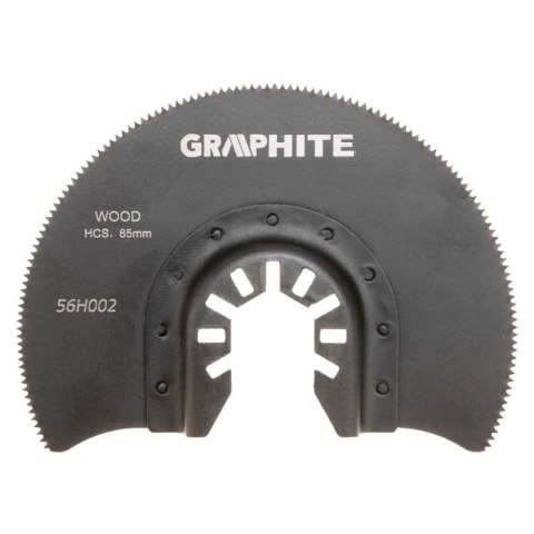 TARCZA PÓŁOKRĄGŁA HCS DO DREWNA 85MM GRAPHITE TARCZA PÓŁOKRĄGŁA HCS DO DREWNA 85MM GRAPHITE