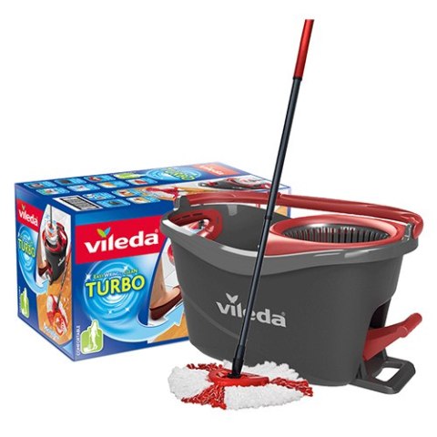 VILEDA EASY WRING TURBO BOX, MOP+WIADRO+WYCISKACZ VILEDA VILEDA EASY WRING TURBO BOX, MOP+WIADRO+WYCISKACZ VILEDA