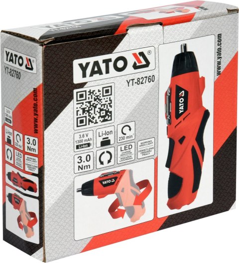 WKRĘTAK AKUMULATOROWY 3.6V 1.3 AH YATO WKRĘTAK AKUMULATOROWY 3.6V 1.3 AH YATO