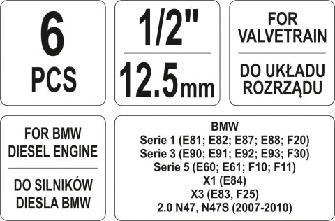 ZESTAW BLOKAD ROZRZĄDU BMW YATO ZESTAW BLOKAD ROZRZĄDU BMW YATO