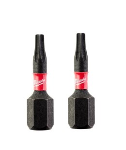 BIT, GROT, KOŃCÓWKA TORX TX10 25MM 2 SZT. MILWAUKEE