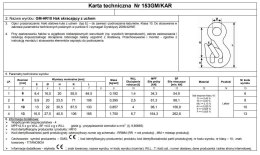 HAK SKRACAJĄCY Z UCHEM GM-HR10 13MM WLL 6.7 UN