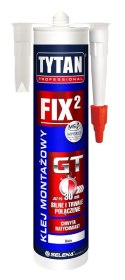 KLEJ MONTAŻOWY FIX2 GT 290ML BIAŁY TYTAN – MOCNY, SZYBKI, UNIWERSALNY