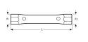 KLUCZ NASADOWY RUROWY 17-19MM BAHCO