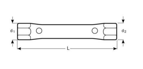KLUCZ NASADOWY RUROWY 17-19MM BAHCO KLUCZ NASADOWY RUROWY 17-19MM BAHCO