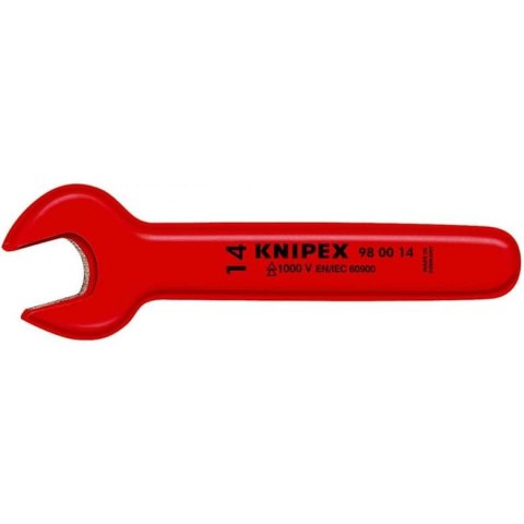 KLUCZ PŁASKI IZOLOWANY 1000V 10MM KNIPEX KLUCZ PŁASKI IZOLOWANY 1000V 10MM KNIPEX