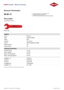 KLUCZ PŁASKI IZOLOWANY 1000V 13MM KNIPEX
