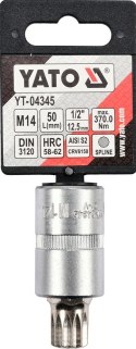 KLUCZ TRZPIENIOWY L55MM SPLINE 1/2'' M14 YATO