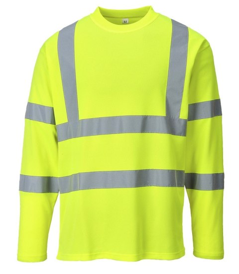 KOSZULKA T-SHIRT OSTRZEGAWCZA ŻÓŁA DŁ.RĘKAW S278 ROZ. XL PORTWEST KOSZULKA T-SHIRT OSTRZEGAWCZA ŻÓŁA DŁ.RĘKAW S278 ROZ. XL PORTWEST