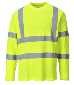 KOSZULKA T-SHIRT OSTRZEGAWCZA ŻÓŁA DŁ.RĘKAW S278 ROZ. M PORTWEST